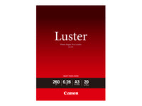 Canon Fotopapier – glänzend, A3, 260 g/m², 20 Blatt – für Inkjet-Drucker