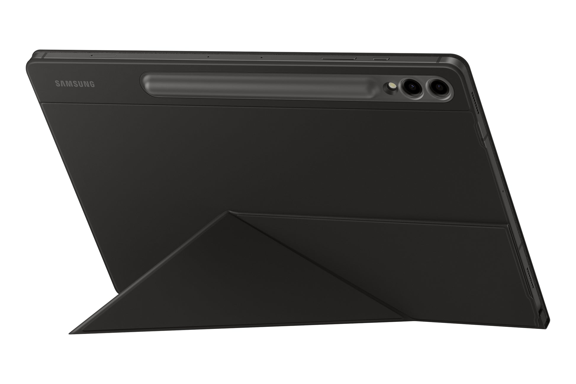 Samsung Smart Book Cover Tab S9 FE+ Notebook-Schutzhülle – für Galaxy Tab S9+, 12,4", Stoßschutz, Schwarz
