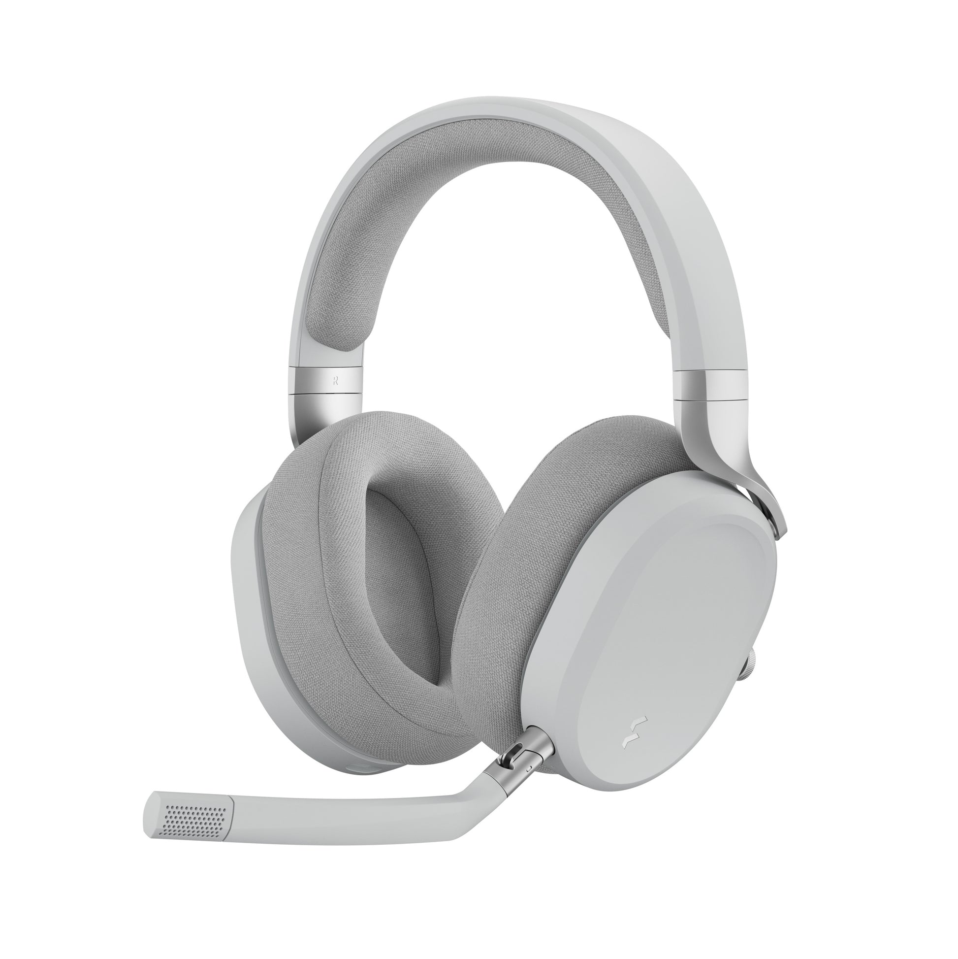 Fractal Design Scape Light Gaming-Headset – On-Ear, Stereo, Kabel (USB-C) + BT, mit Ladestation, Grau