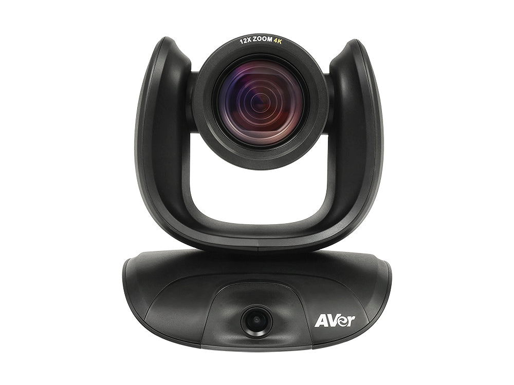 AVer CAM550 – PTZ-Kamera, 4K, 12× optischer Zoom, Dual-Kamera, PoE, HDMI/USB/IP, schwarz