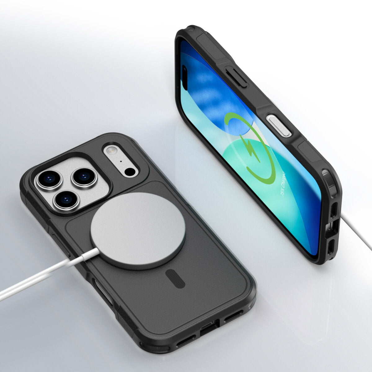 4smarts Backcover – für Apple iPhone 17 Pro Max – schwarz – TPU/PC – MagSafe-kompatibel