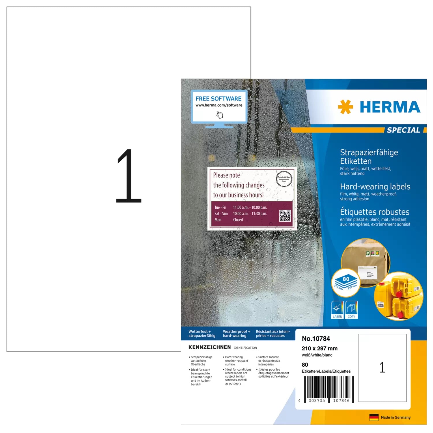HERMA Druckeretiketten