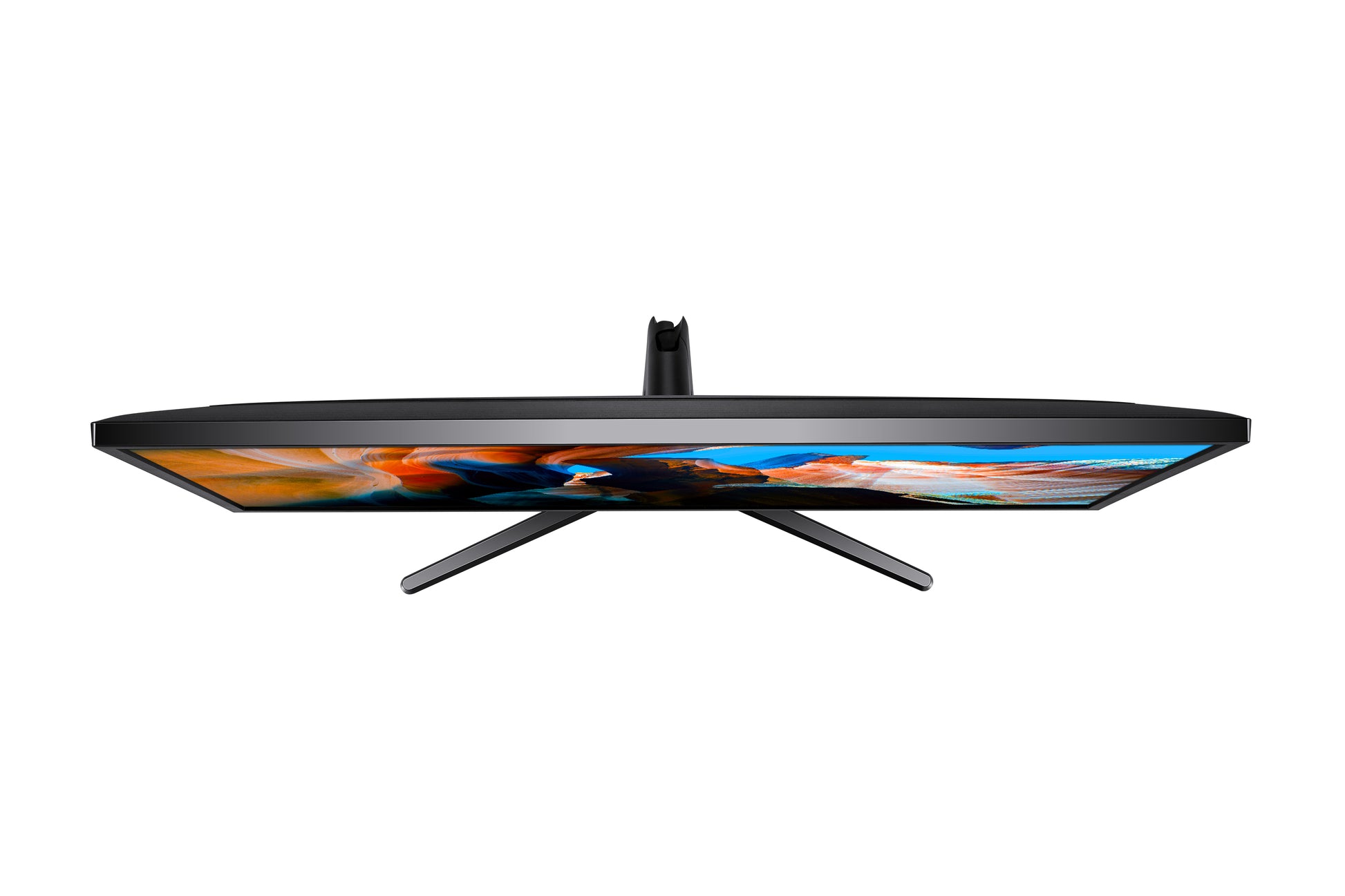 Samsung U32J590U – Monitor, 31,5" 3840 × 2160 (UHD 4K), VA, 60 Hz, 270 cd/m², FreeSync, VESA 100 × 100, Grau