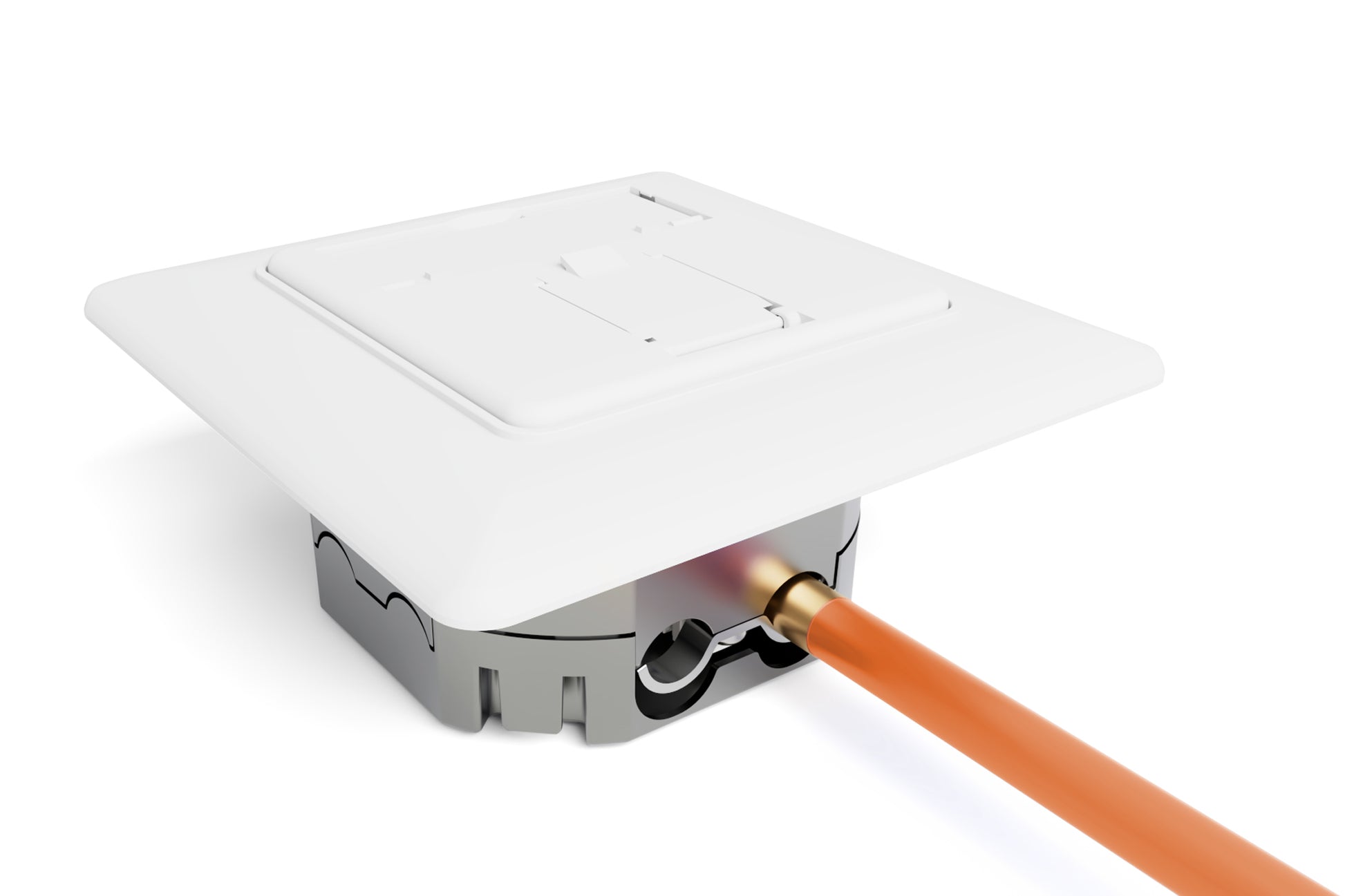 Digitus CAT 6A Netzwerkdose – 1× RJ‑45, Klasse EA, geschirmt, Unterputz, 500 MHz, 1 Stück