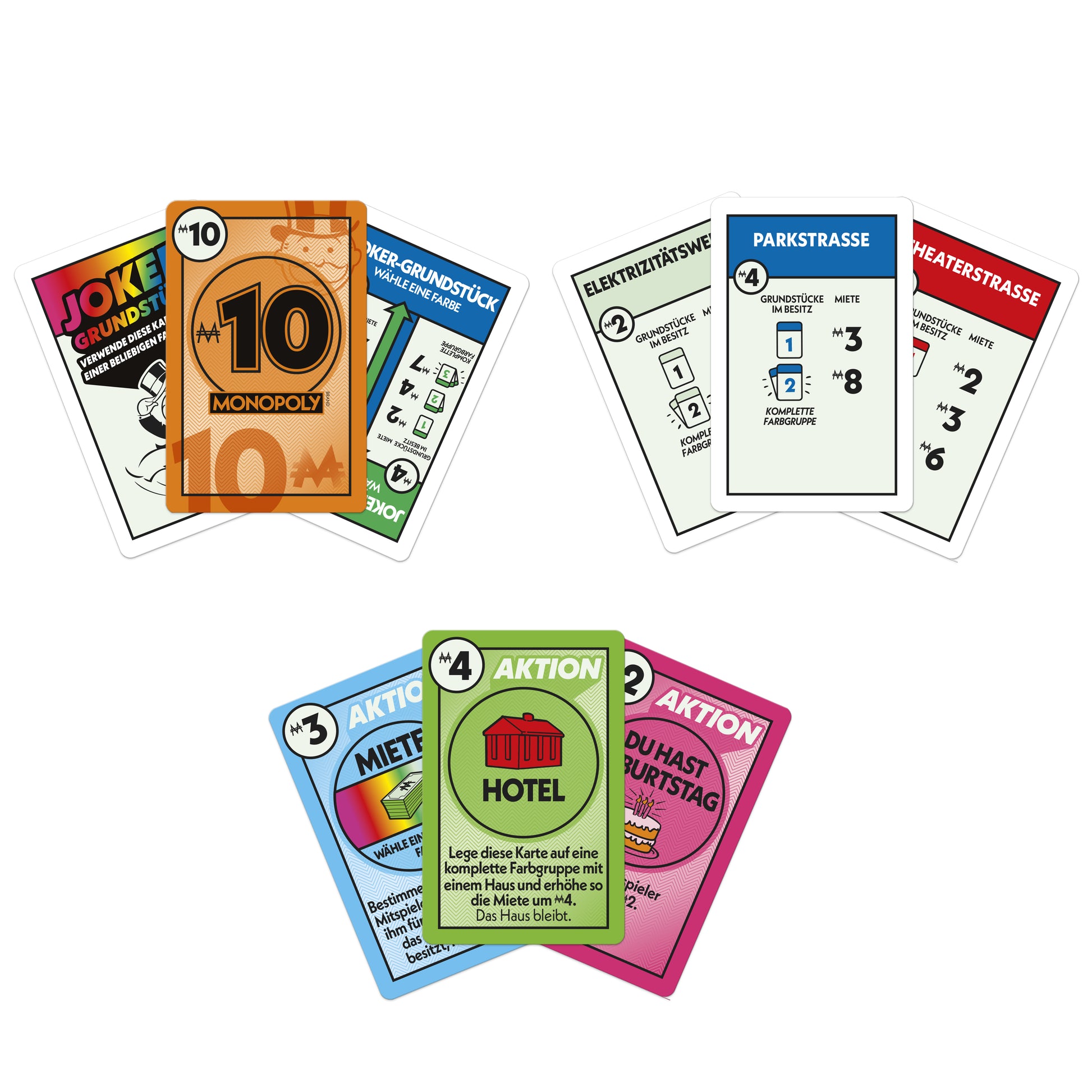 Hasbro Gaming Monopoly Deal – Kartenspiel, 2–5 Spieler, ab 8 Jahren, 15 Min., DE