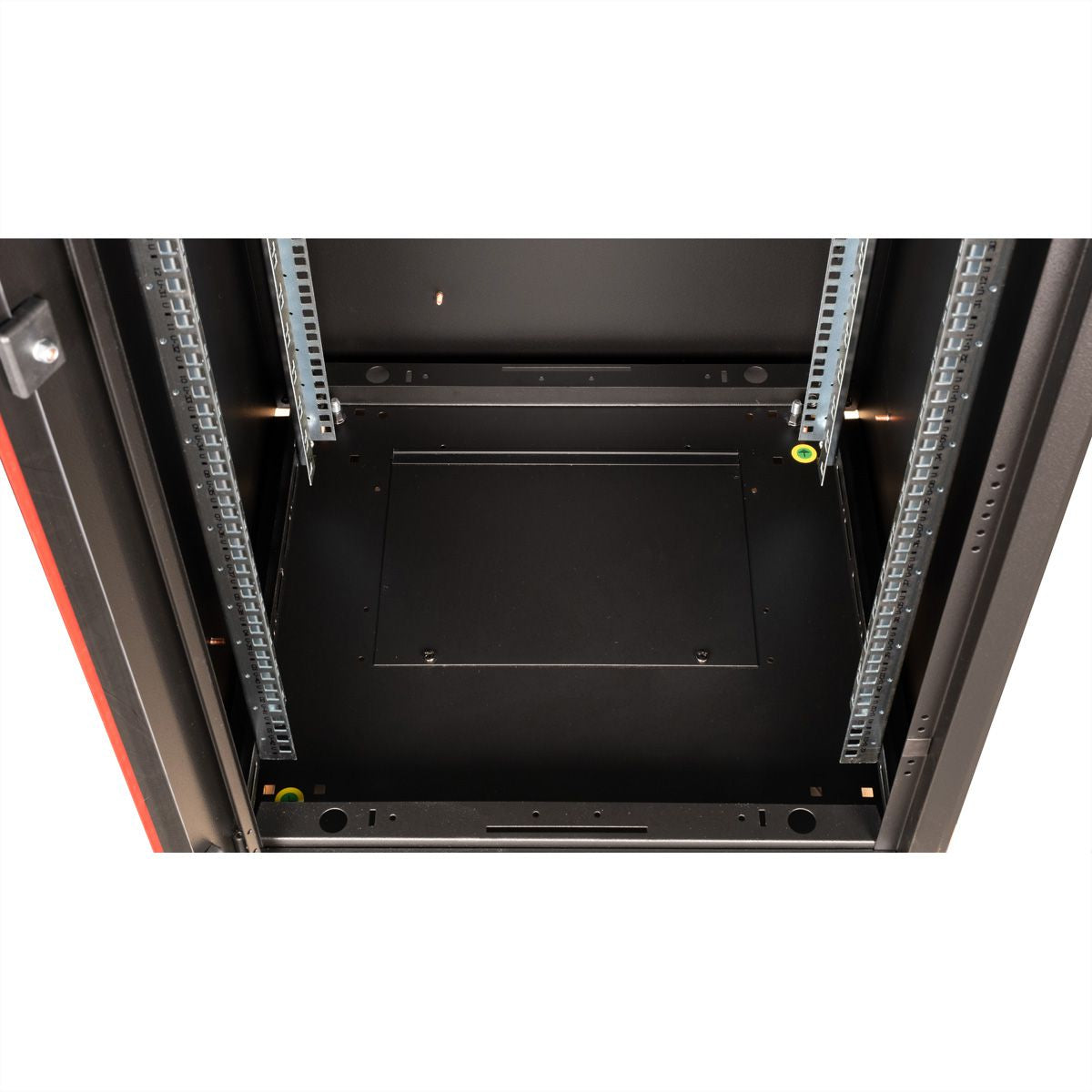 ROLINE Basic – 19" Netzwerkschrank 42U, IP20, abschliessbar, 600 × 600 × 2010 mm, schwarz, Stahl