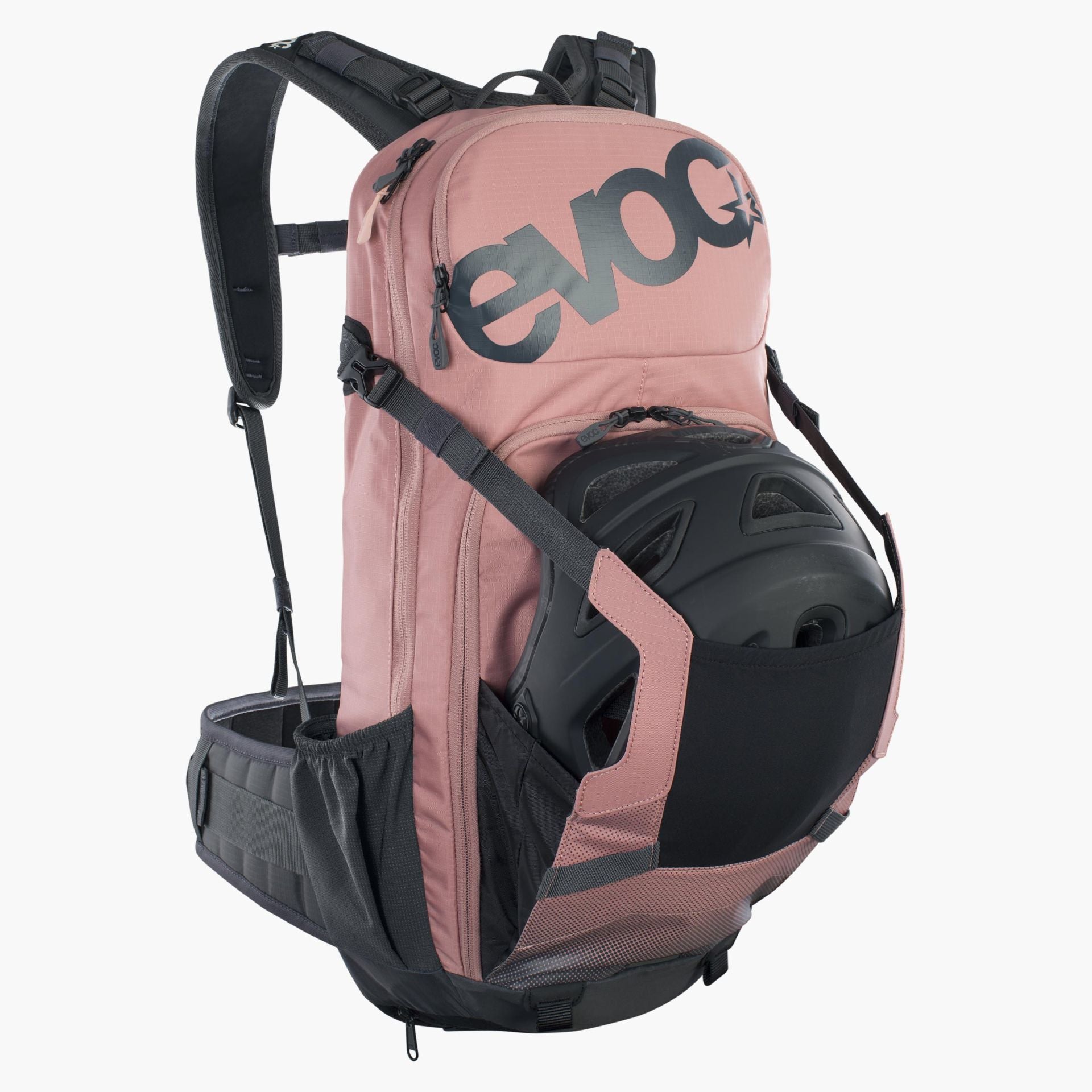 EVOC FR Enduro – Bike-Rucksack – 16 l, Trinksystem, Grau/Rosa