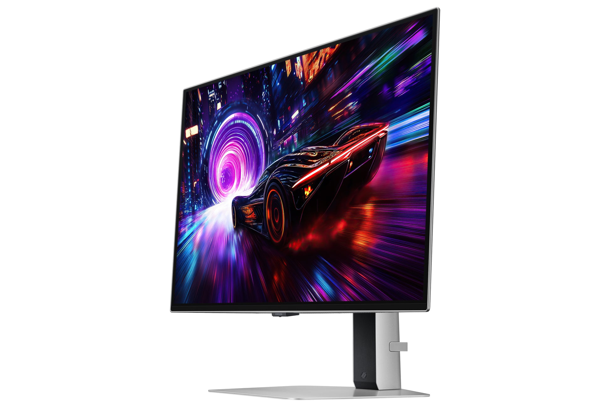 Samsung G81Sf – Monitor, 27" 3840 × 2160 (UHD 4K), OLED, Silber
