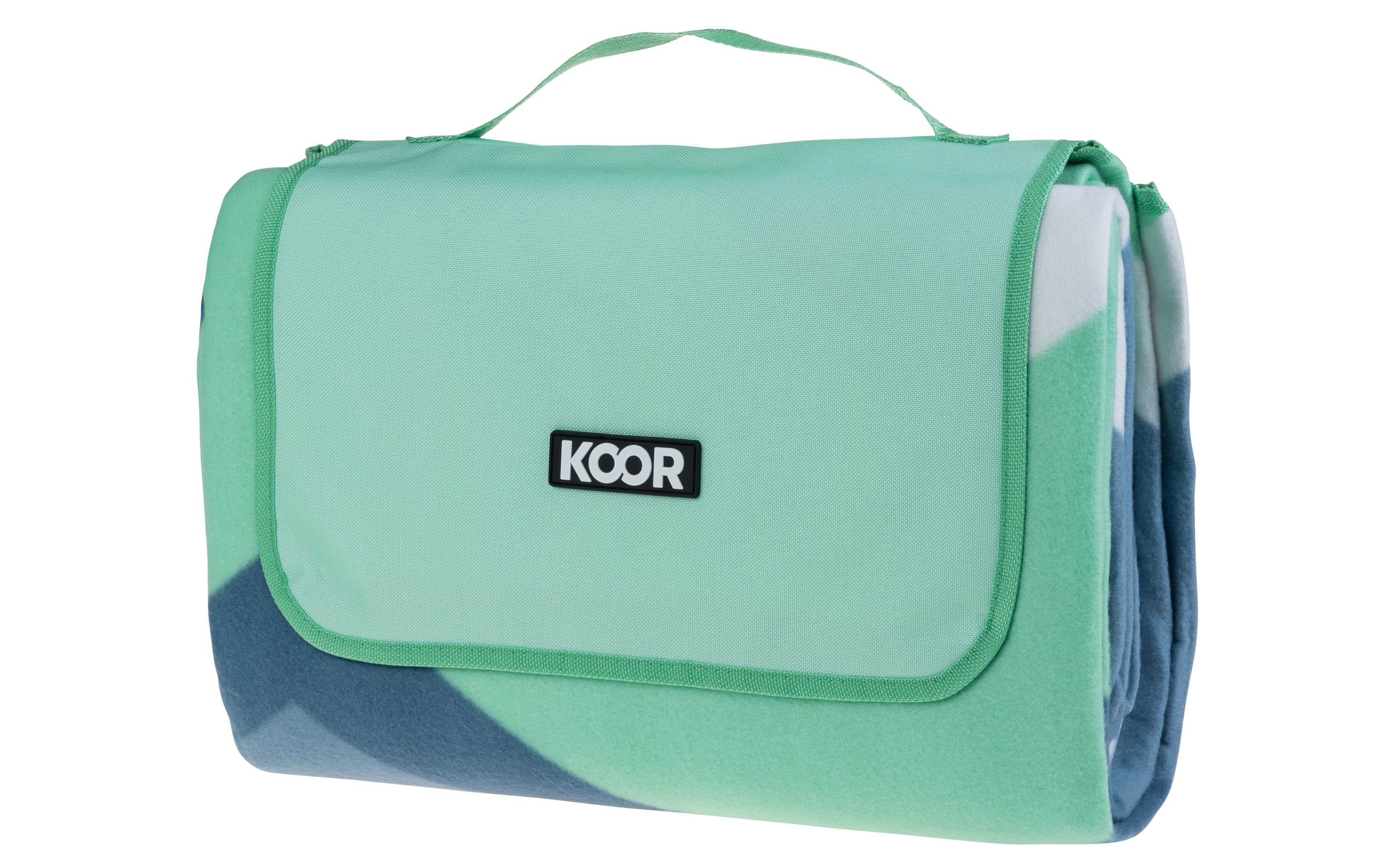 KOOR Wohndecke – Mikropolyester, Mehrfarbig – 200 × 200 cm