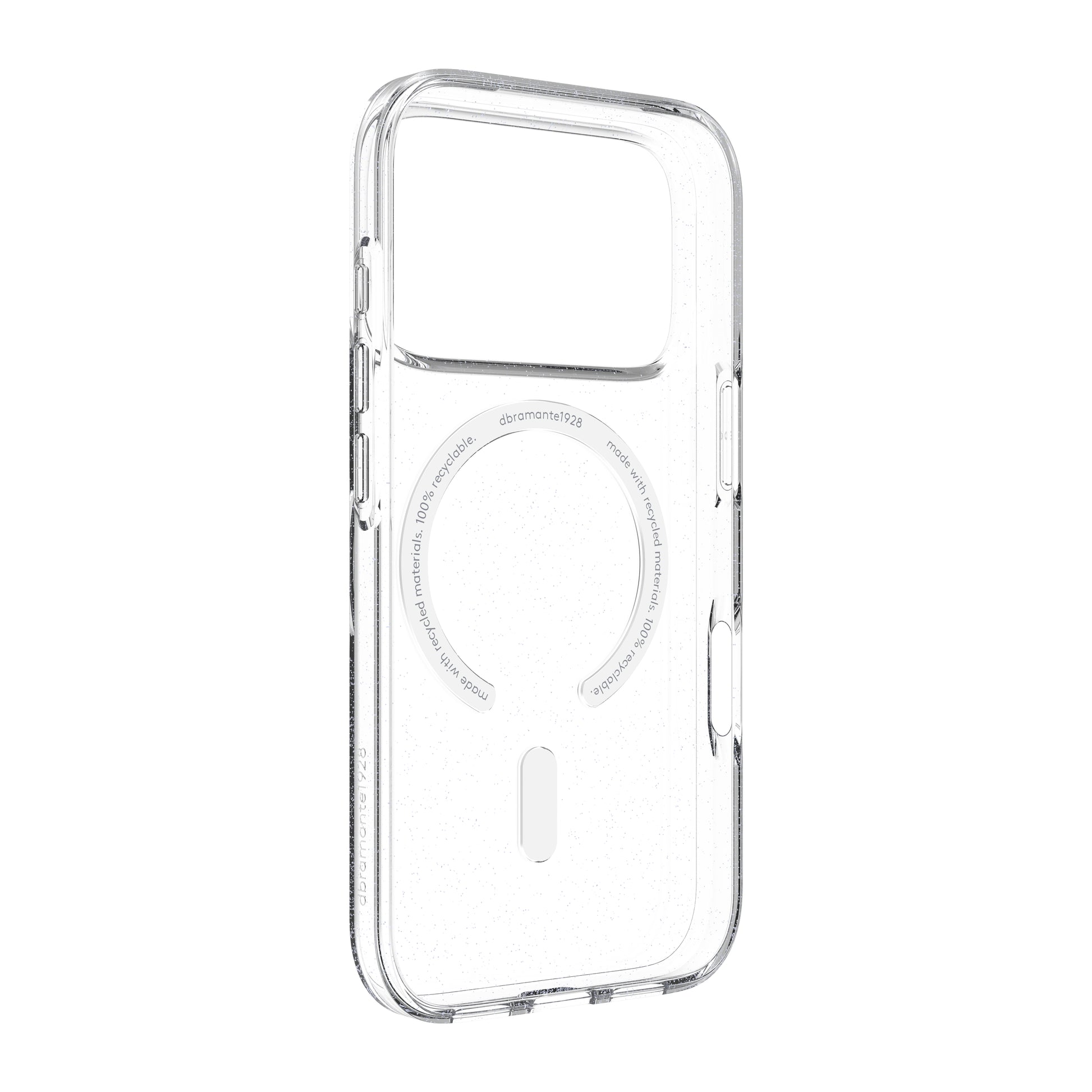 dbramante1928 Greenland Pro MS Backcover – für Apple iPhone 17 Pro, mit Zusatzfach, kabelloses Laden