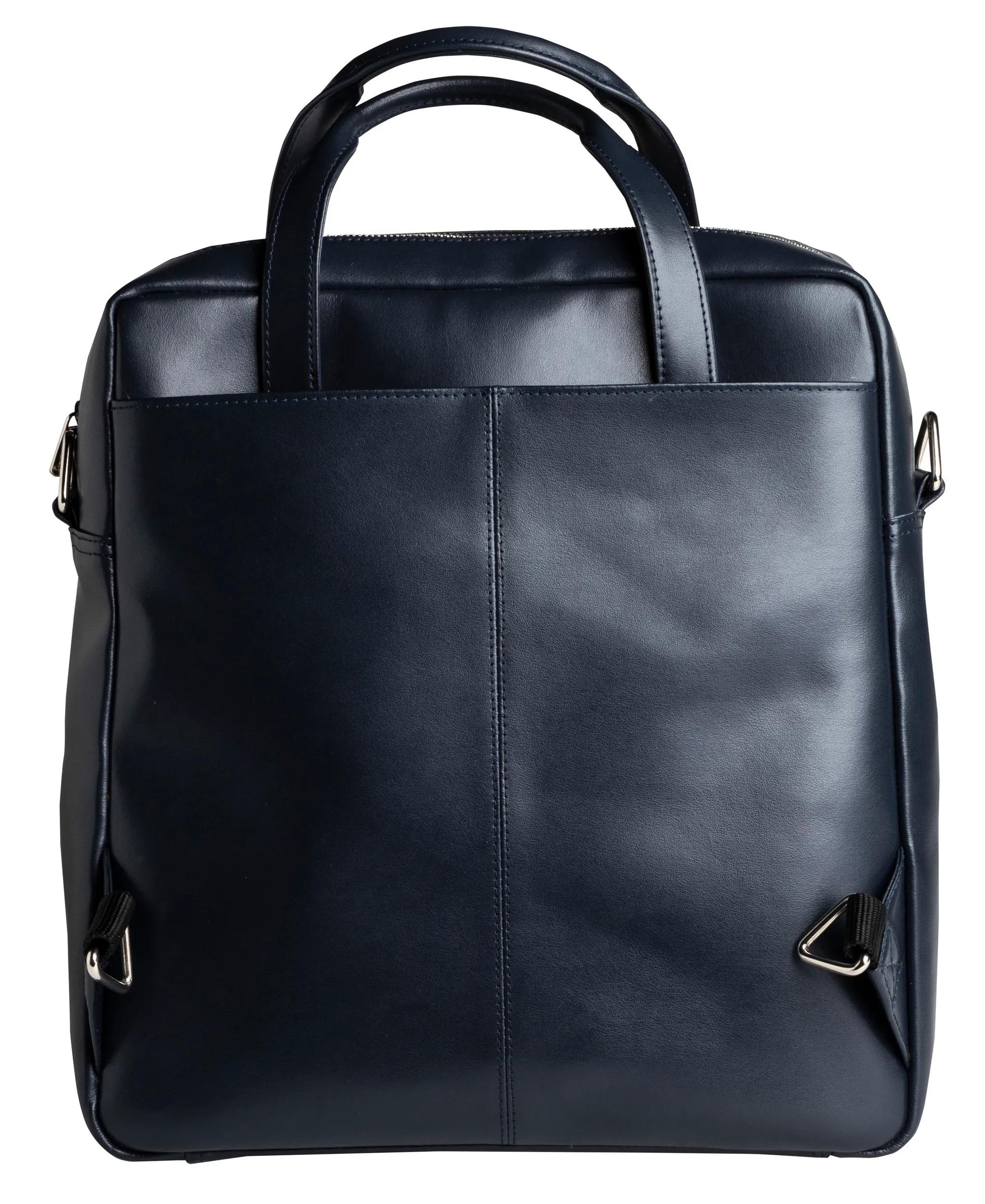 Exacompta Notebook-Rucksack bis 14" – Leder, Blau