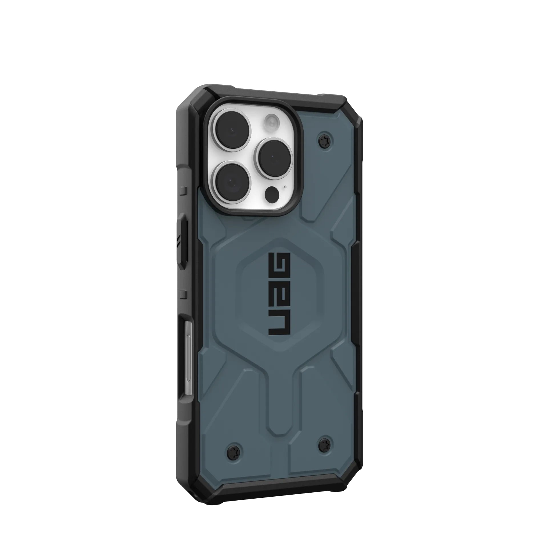 Urban Armor Gear Backcover Pathfinder – für Apple iPhone 16 Pro – blau – TPU, MagSafe-kompatibel