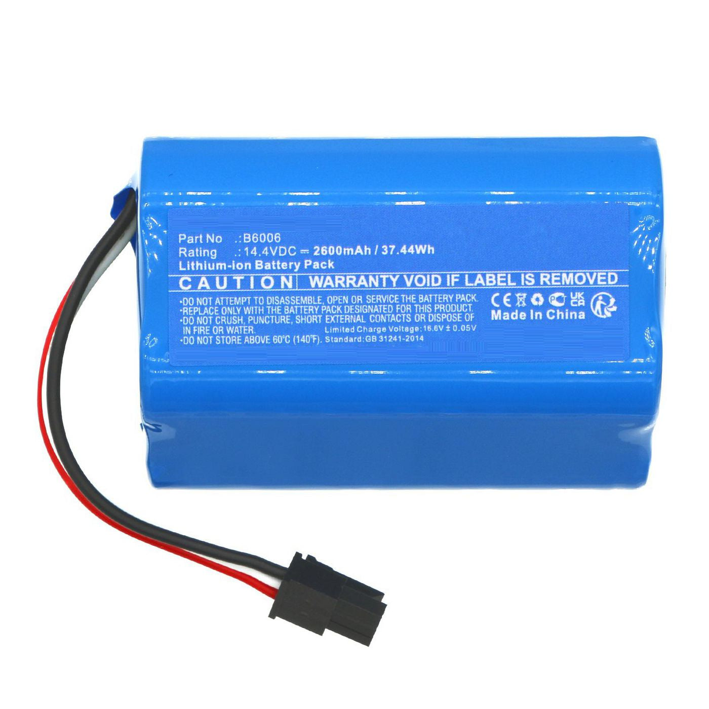 CoreParts Akku 37,44 Wh – für Robzone Moppy 2.0/Moppy 2.0 Profi
