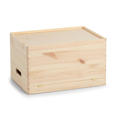 Zeller Present Aufbewahrungsbox (mit Deckel) – Holz – Natur – 400 × 230 × 300 mm