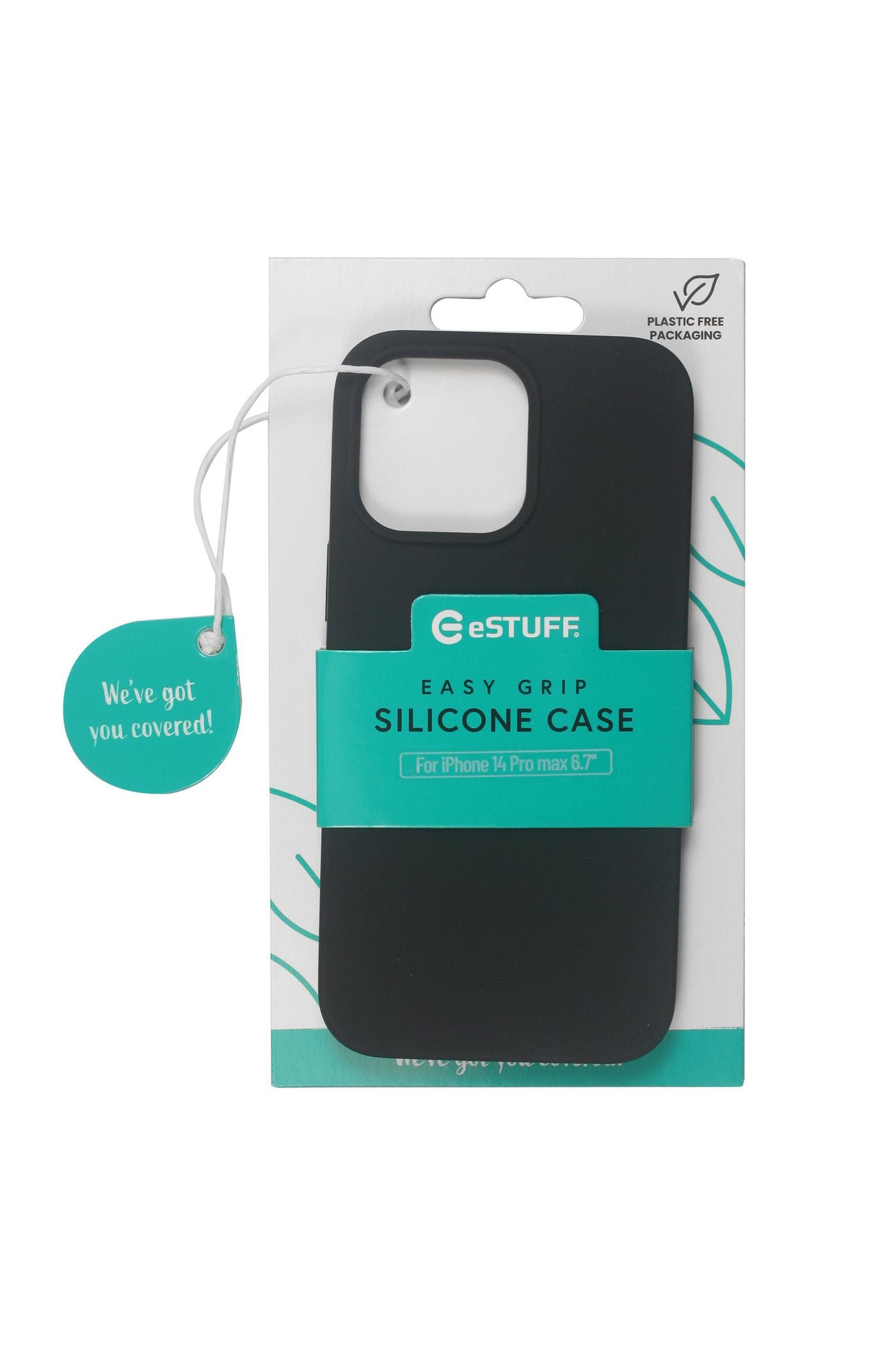 eSTUFF MADRID Backcover – für Apple iPhone 14 Pro Max – MagSafe, PC, Schwarz