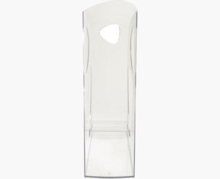 Exacompta Ecomag Stehsammler – A4 – Polystyrol (PS) – transparent – 248 × 77 × 257 mm