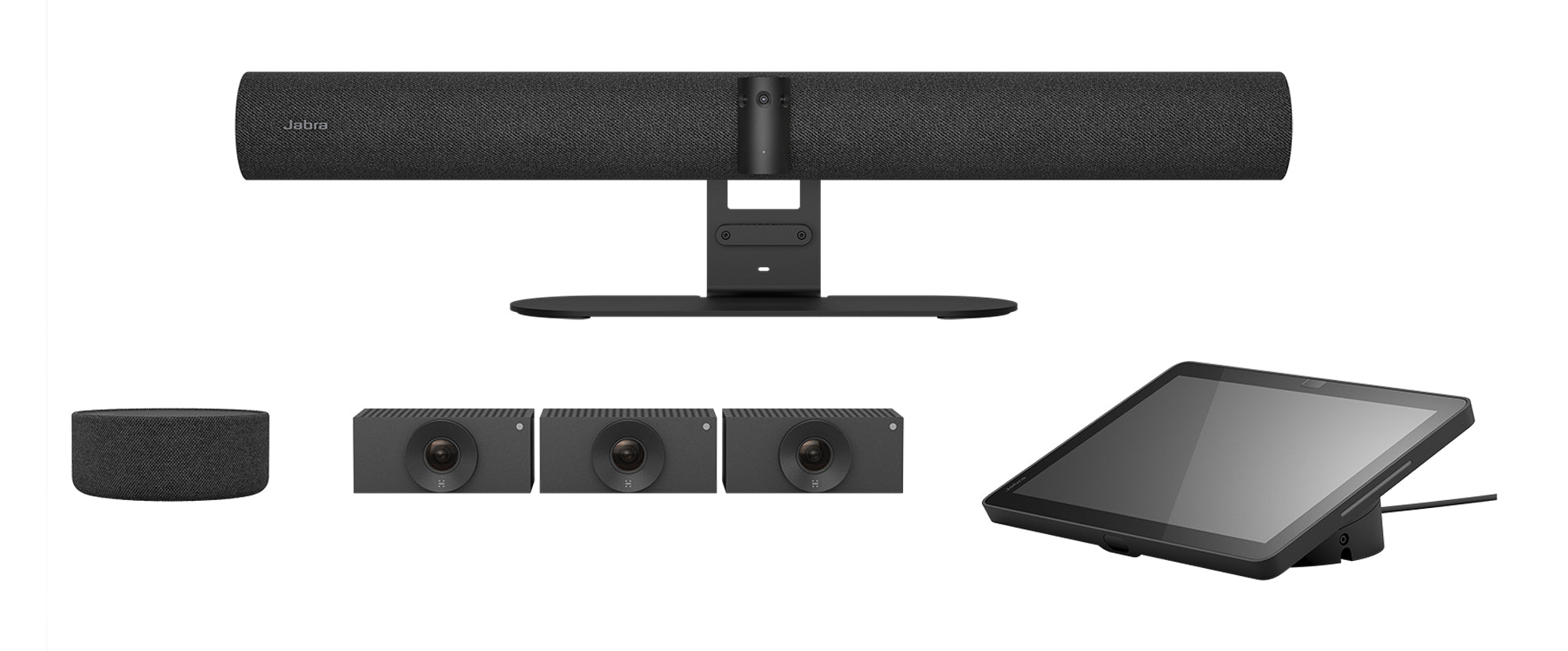 Jabra Panacast Room Kit Multi – Videokonferenzsystem – 4K, WLAN/LAN, Wi‑Fi 5, Bluetooth 5.1, Schwarz