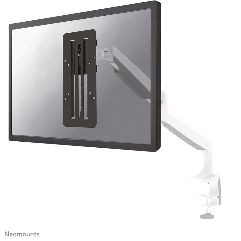 Neomounts VESA-Adapterplatte – Klemme/Durchführung – 1 Monitor – bis 27" – VESA 75×75/100×100 mm