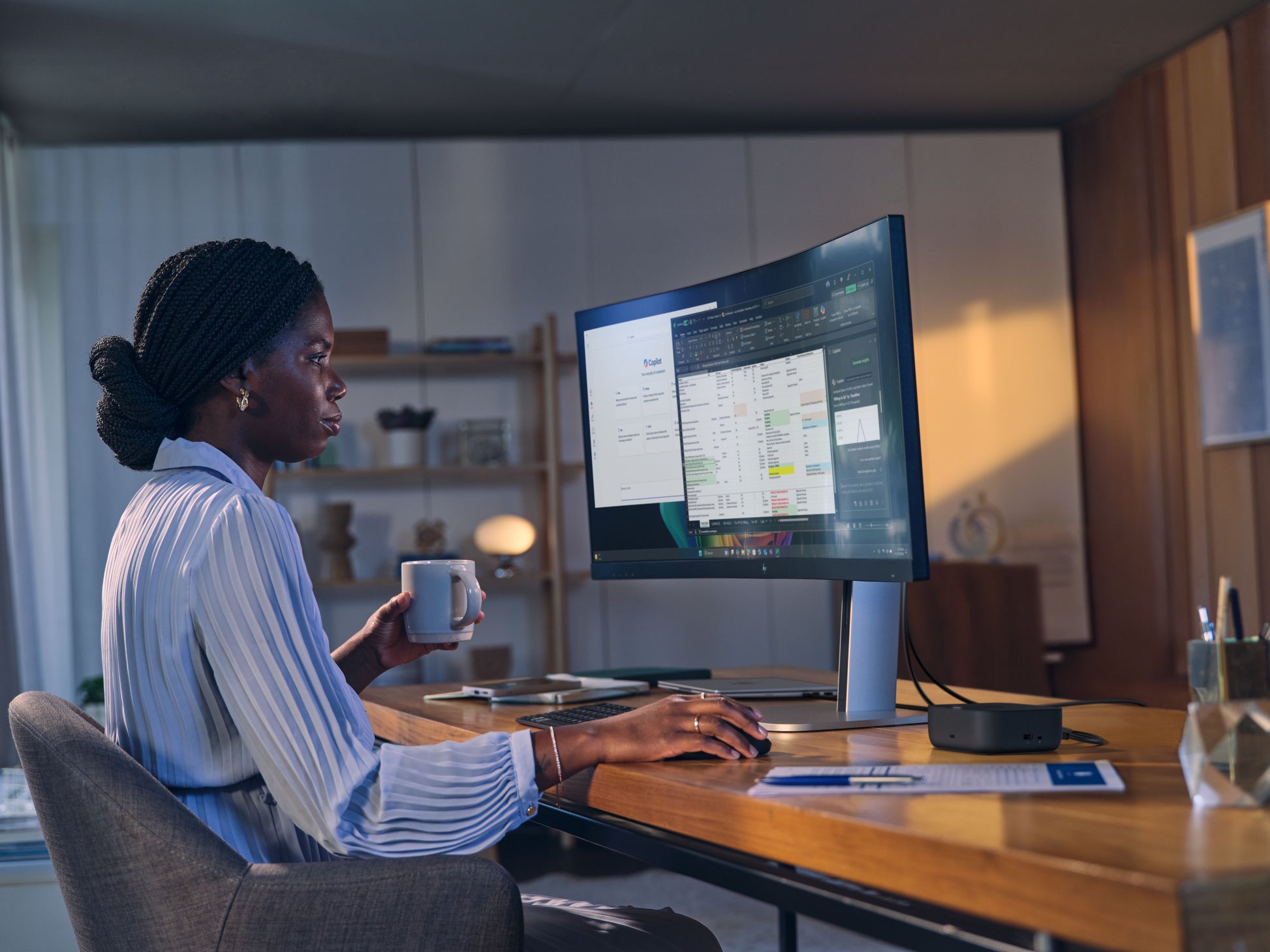 HP G6 Dockingstation – USB-C, 2× DP, 1× HDMI, 3× USB-A, 100 W PD, 25GbE, für Windows/Mac/ChromeOS