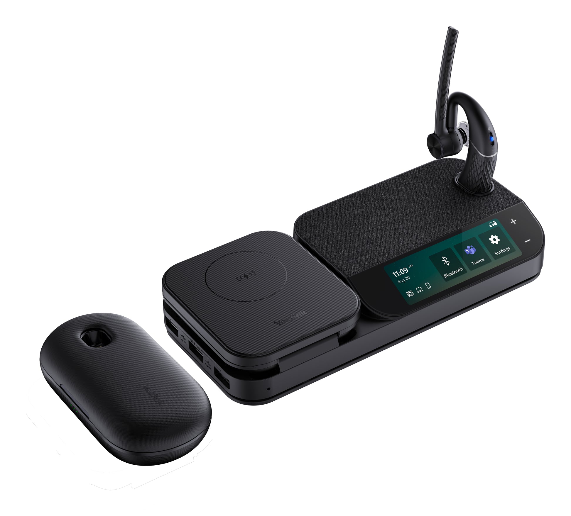 Yealink BH71 Workstation Pro Teams – Mono Headset, Ohrbügel – Bluetooth/USB-C – Schwarz – bis 10 h