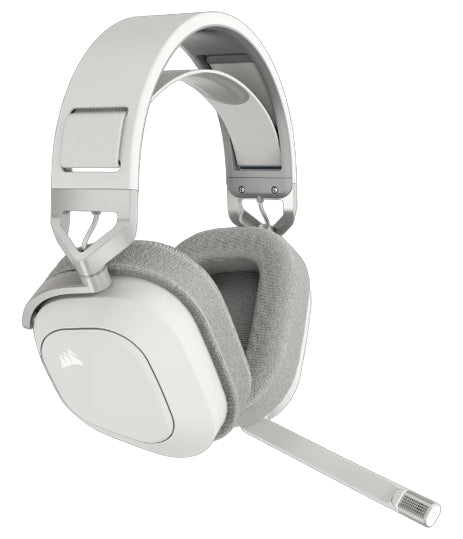Corsair HS80 MAX – Bluetooth 5.2 Gaming-Headset, 2,4 GHz Low-Latency – PS5/PC – Weiss