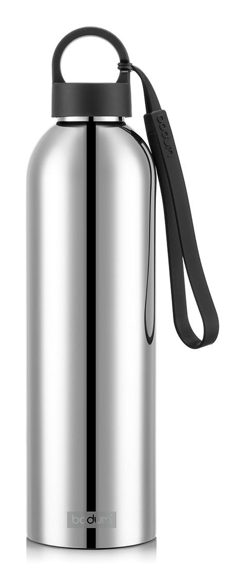 Bodum Melior Isolierflasche 1 l – doppelwandig, Edelstahl, Schraubdeckel