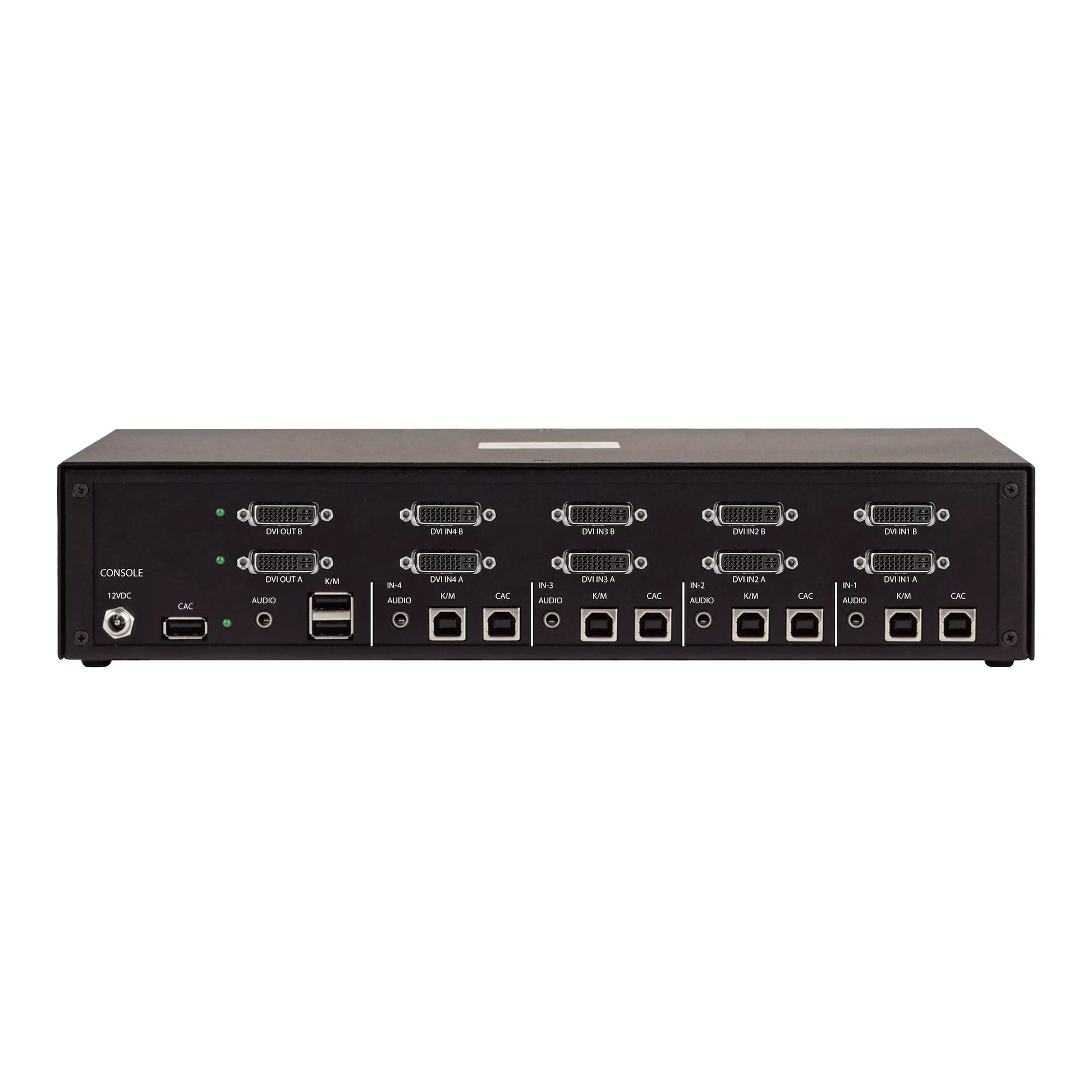 StarTech.com CK4-D204C – 4-Port DVI-I KVM-Switch, Dual-View – 2560 × 1600/60 Hz, USB 2.0-Hub, Audio
