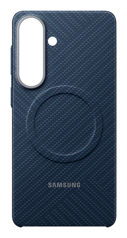 Samsung Carbon Magnet Backcover – für Samsung Galaxy S26+, Kohlefaser, Dunkelblau