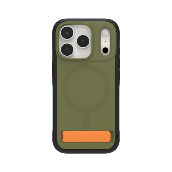 ZAGG Sedona Snap Backcover – für Apple iPhone 17 Pro, MagSafe, mit Ständer, Graphen, Grün, bis 4 m sturzsicher