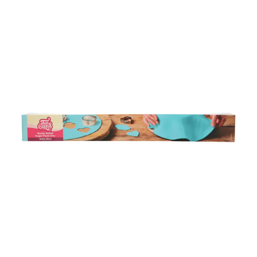 FunCakes Ausgerollte Fondantdecke Babyblau – 430 g