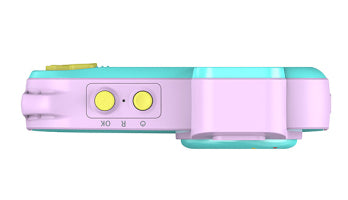 AgfaPhoto Rkcw2Bl Digitalkamera – Unterwasserkamera, wasserdicht bis 3 m, 12 MP, 2,7K, Blau, Pink