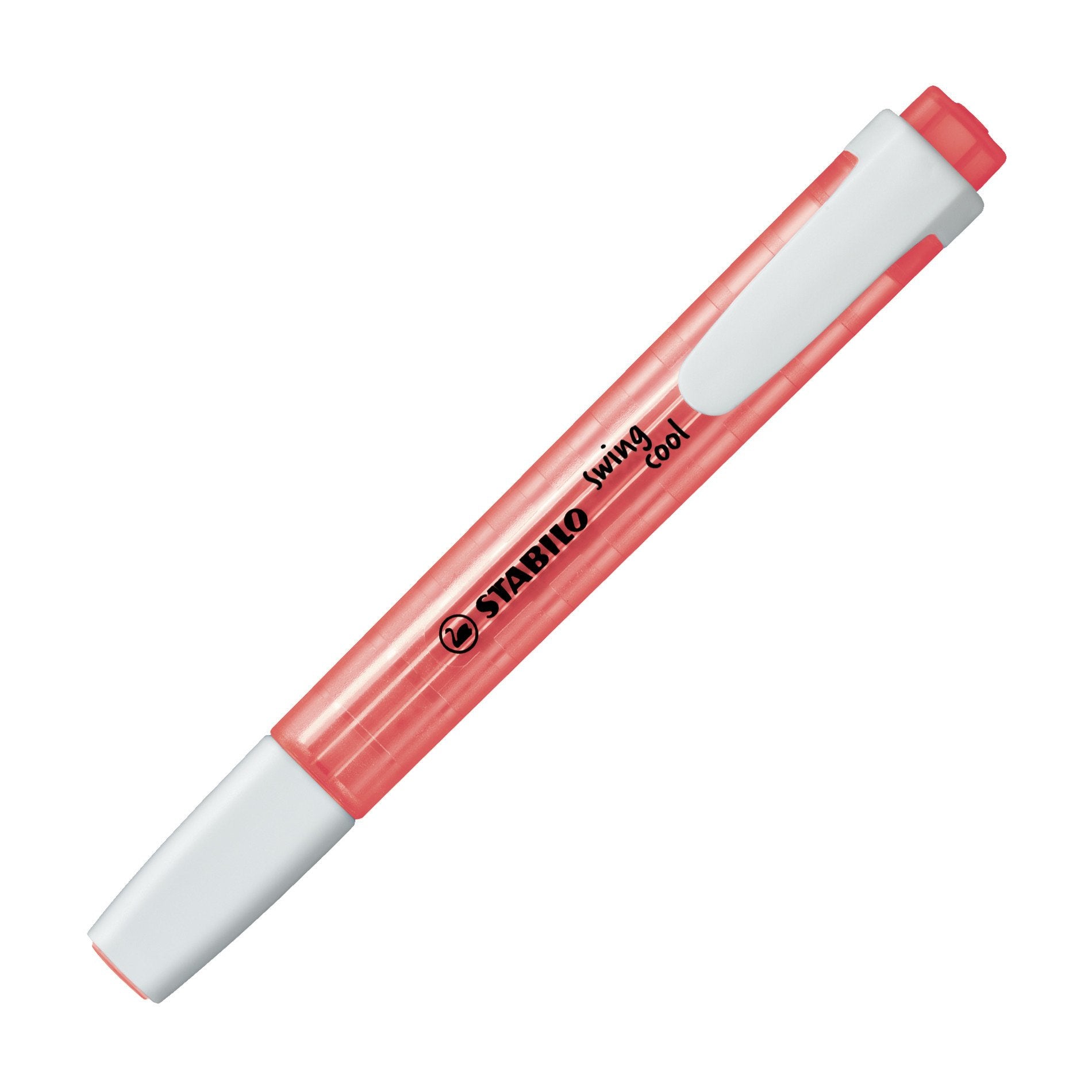 STABILO swing cool Textmarker rot – Keilspitze, 1–4 mm