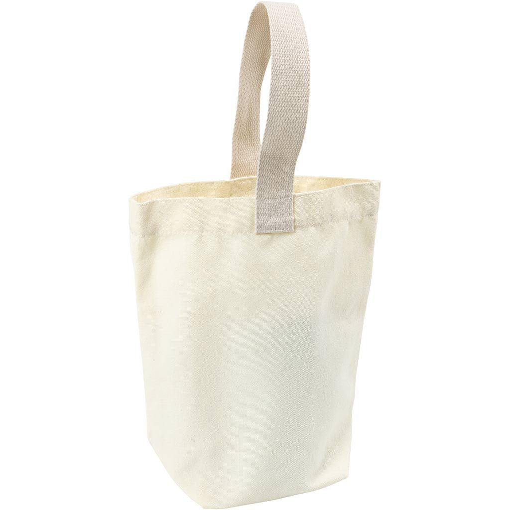 Creativ Company Baumwollstofftasche, beige, 230×260×95 mm