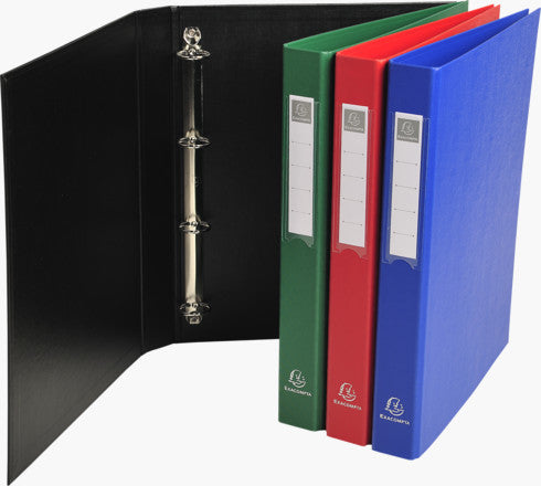 Exacompta Ringbuch – 4-Ring Ø 25 mm – für A4 – Rückenbreite 4 cm – mehrfarbig