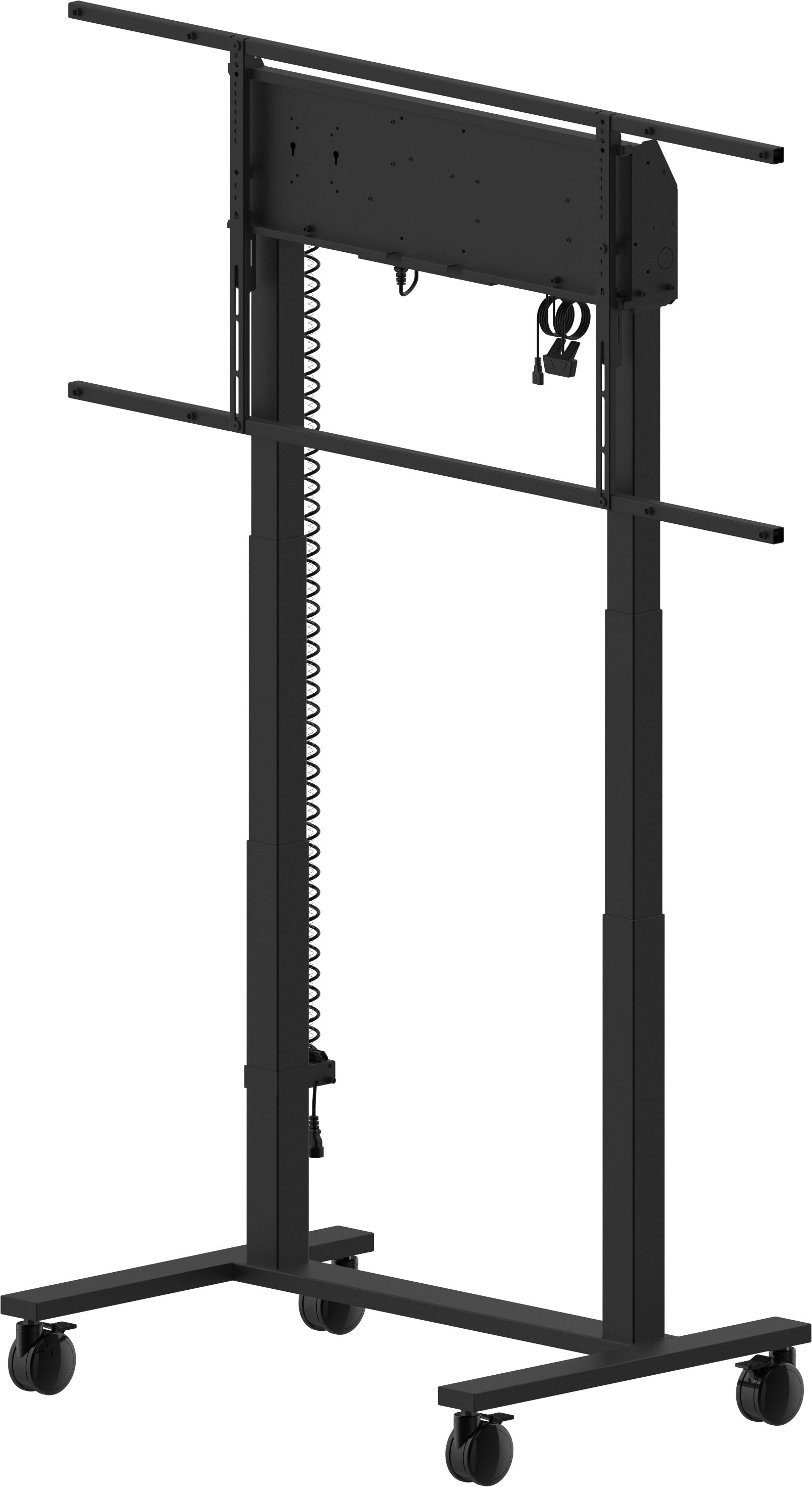 iiyama MD-CAR2031-B1 – Boden-Prospekthalter, für VESA 800 × 600 mm, schwarz, elektrisch höhenverstellbar