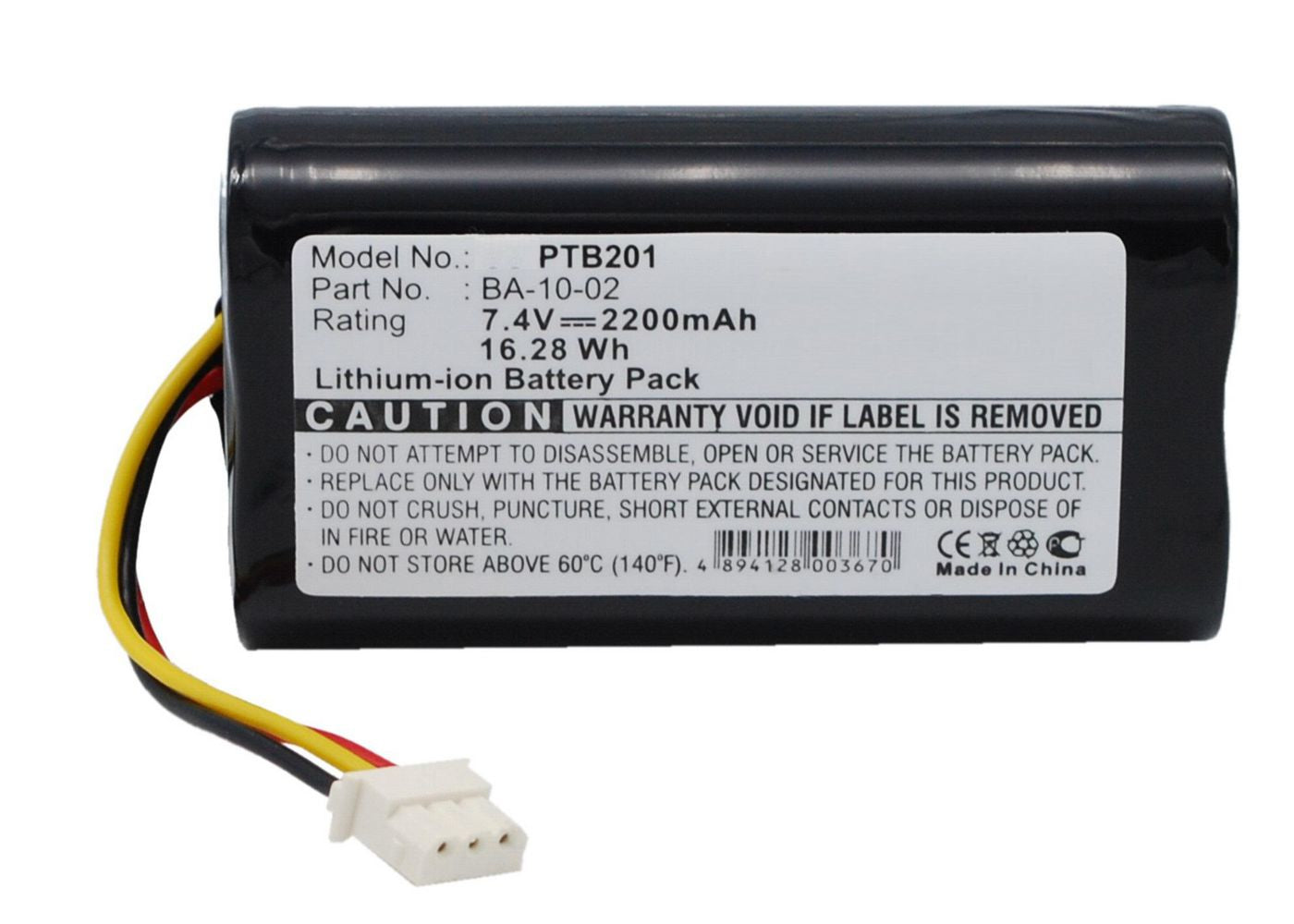CoreParts Akku 2200 mAh 7,4 V – für CMP-10, BA-10-02