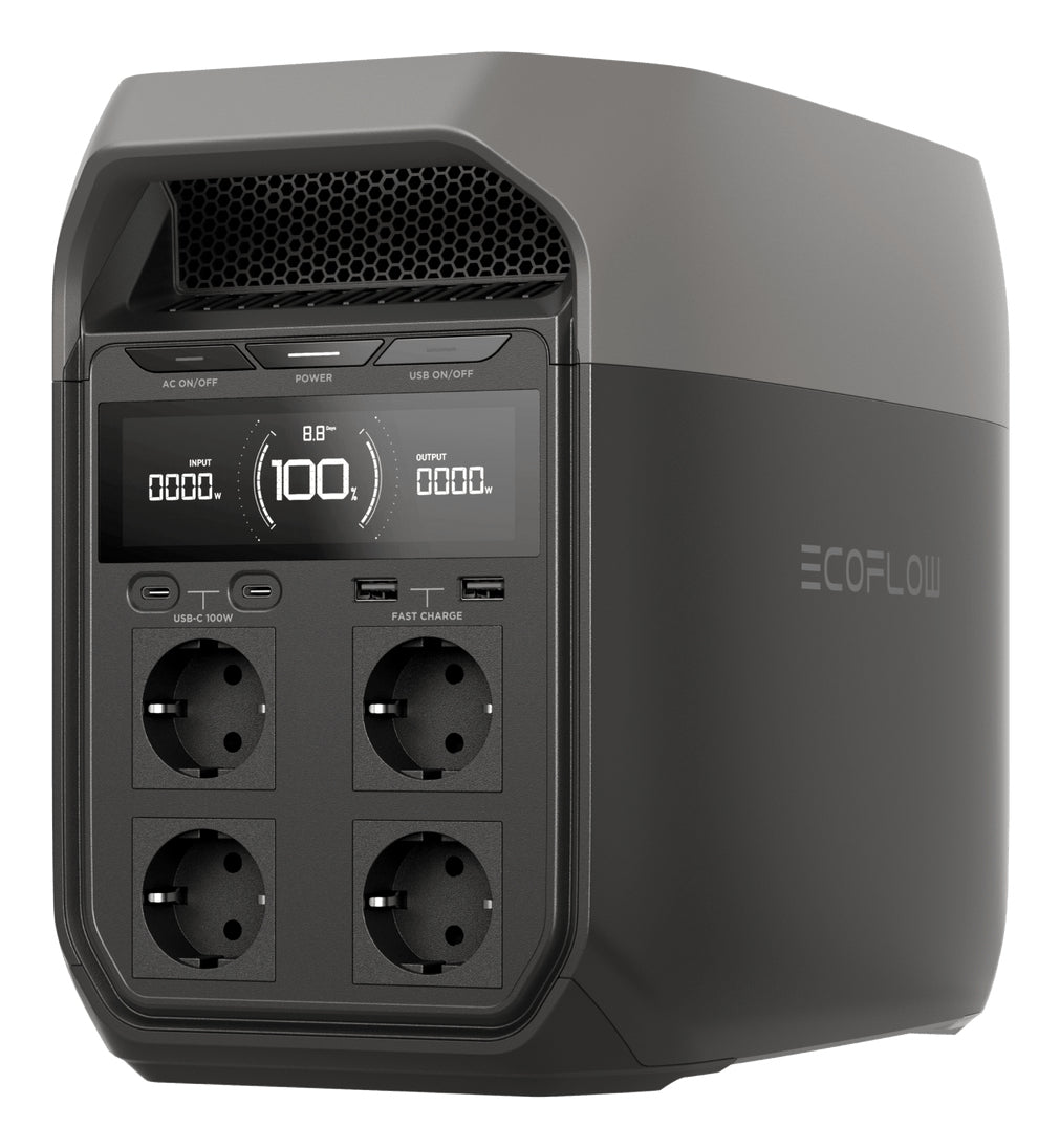 EcoFlow DELTA 3 – Powerstation – 1'024 Wh, LiFePO4, CH-Version