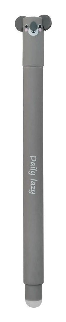 Eberhard Faber Animal Erase It Gelschreiber – Blau, 0,7 mm, radierbar, Kappe, nachfüllbar