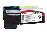 Lexmark Toner C544/X544 – Schwarz, 6000 Seiten