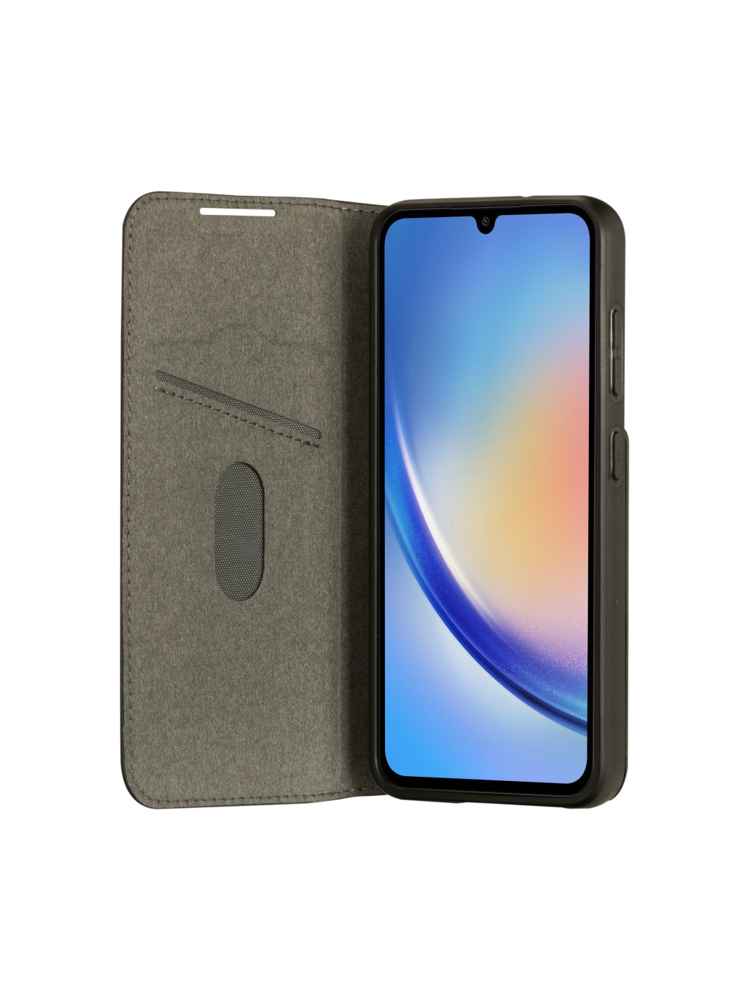 dbramante1928 Oslo – Wallethülle – für Samsung Galaxy A34 (5G), PU, Schwarz, kabelloses Laden