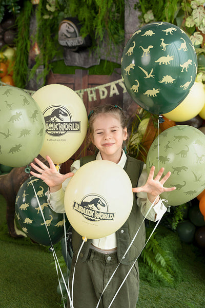 PartyDeco Luftballons Jurassic World – mehrfarbig – Ø 30 cm – Latex – 6 Stk