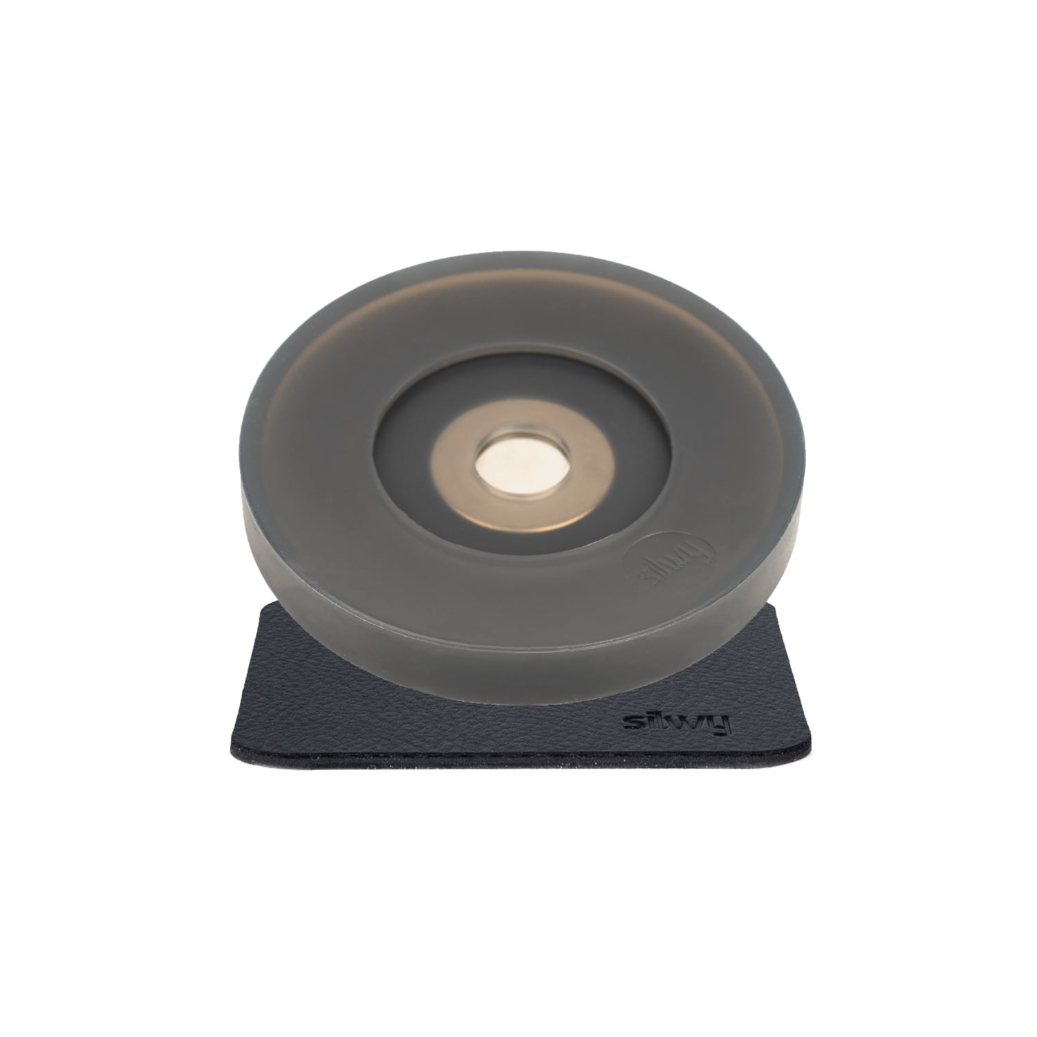 Silwy Magnet-Kondom – Ø 8,6 × 12 cm, Silikon, Schwarz, mit Haftmagnet, rutschfest, für Stielgläser