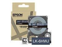 Epson Schriftband – 24 mm × 8 m, dunkelblau, weiss – LK-6HWJ