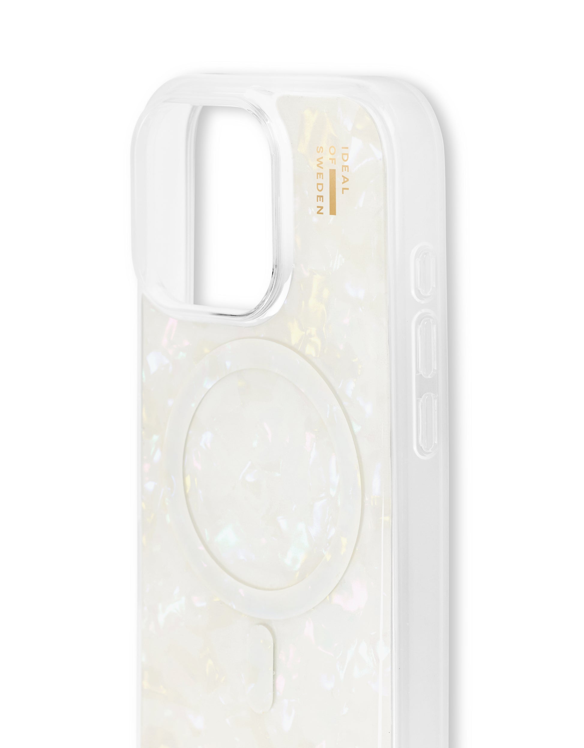 iDeal of Sweden Backcover – für Apple iPhone 16 Pro Max – MagSafe, PC+TPU, Perlmuttweiss, bis 4 m Sturzsicher