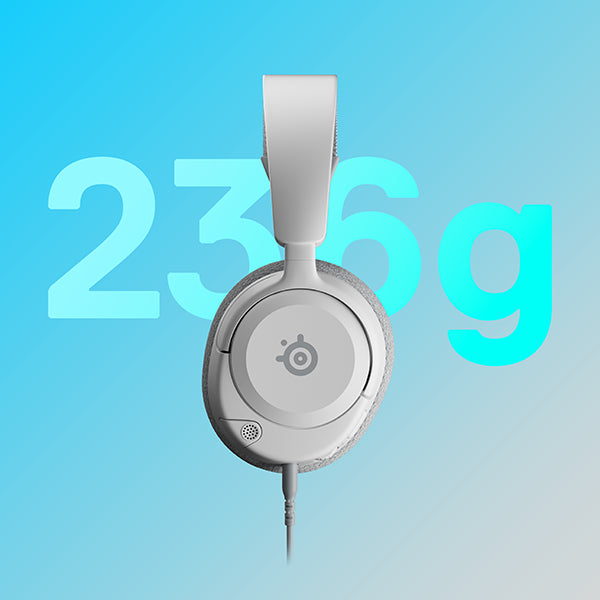 SteelSeries Arctis Nova 1P – Over-Ear Gaming-Headset – USB-C – für PS5/PC/Xbox, u. a. – weiss