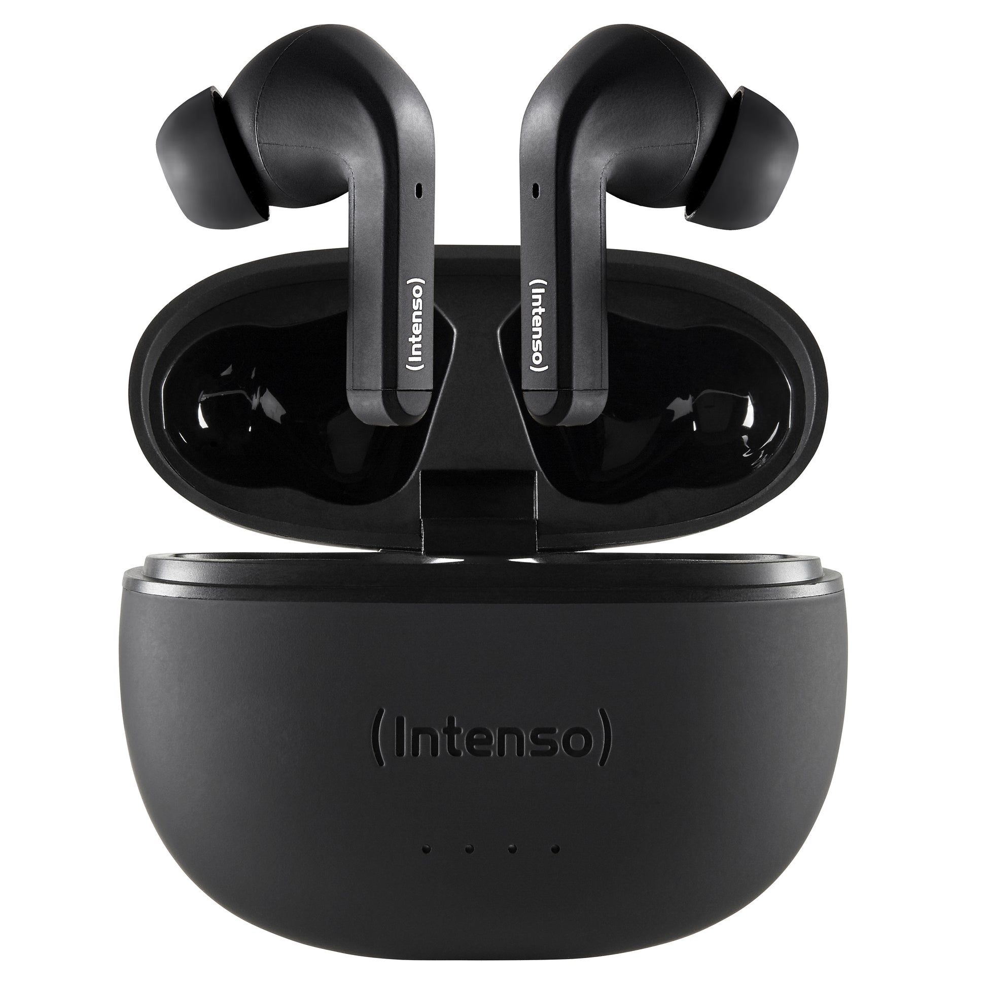 Intenso Black Buds T300A TWS In-Ear – ANC, mit Ladecase, Schwarz, BT 5.3