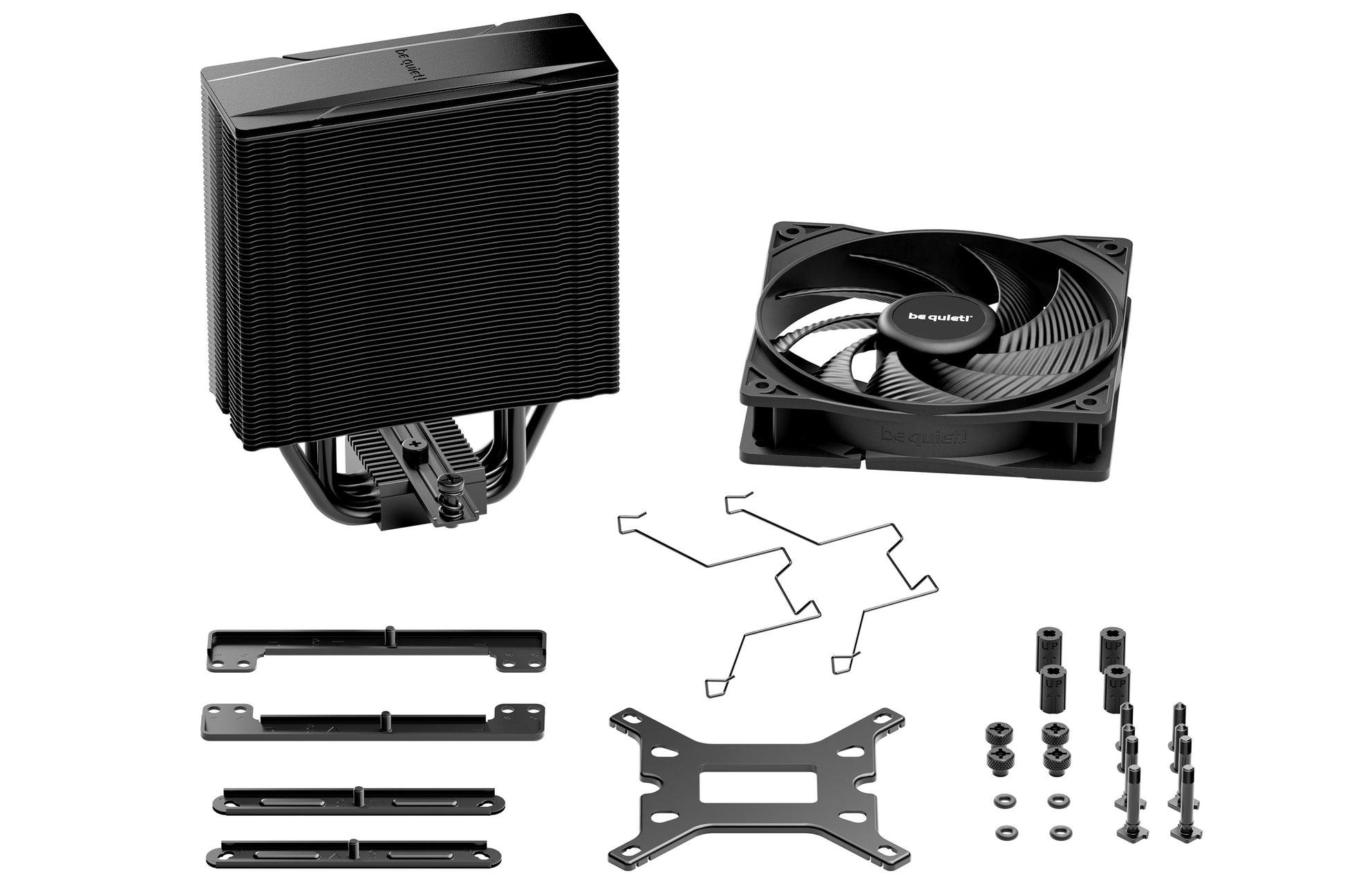 be quiet! be quiet Pure Rock 3 Black – CPU-Kühler 120 mm, 2000 U/min, für Intel LGA1851, LGA 1150, LGA 1151 und andere