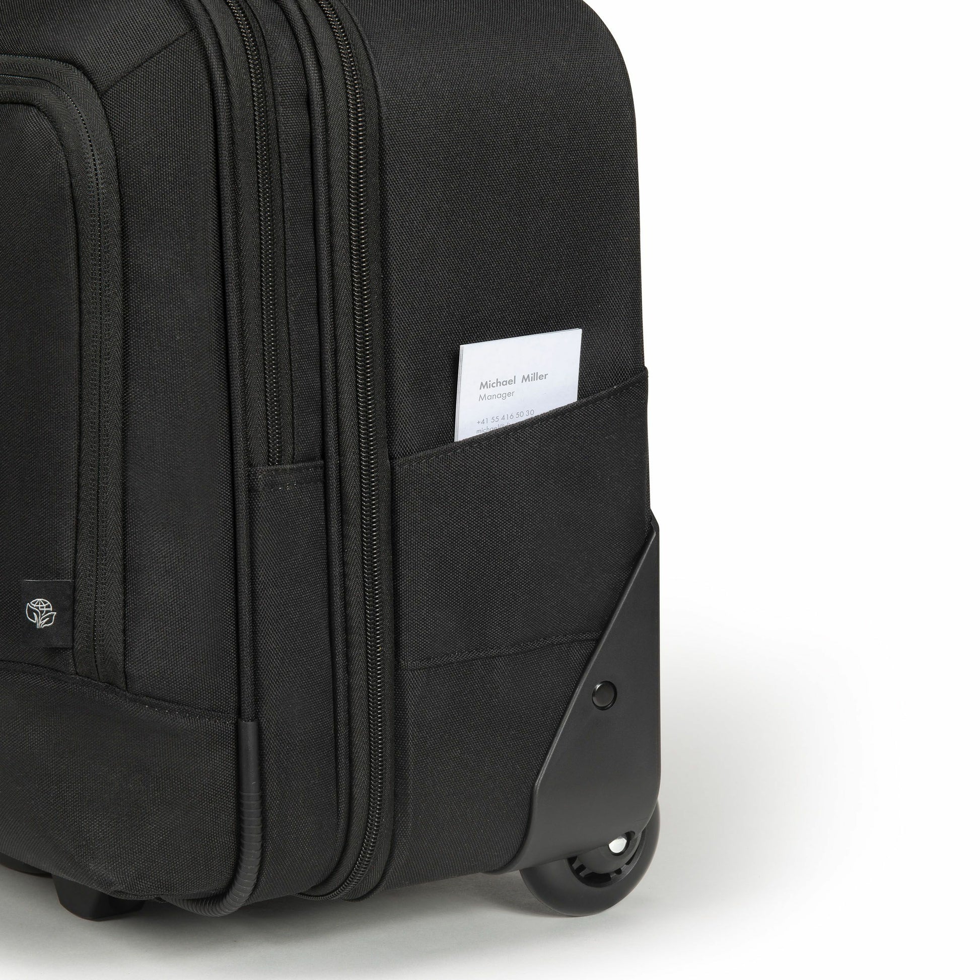 DICOTA Notebook-Tasche für Notebooks bis 17,3" – wasserabweisend, aus recyceltem PET – Schwarz