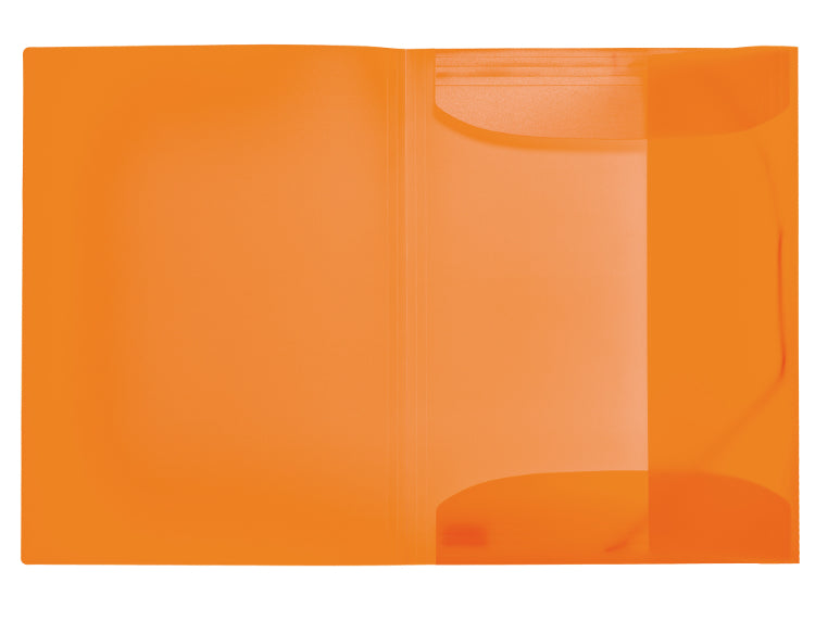 HERMA Gummibandmappe A3 – 3 Klappen, Gummiband, Polypropylen (PP), Orange, Füllhöhe 40 mm