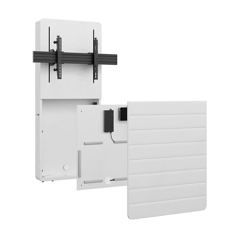 Hagor Wandlift (bodenstehend) – 55–75" – VESA 800×400 – bis 75 kg, motorisiert, höhenverstellbar – weiss